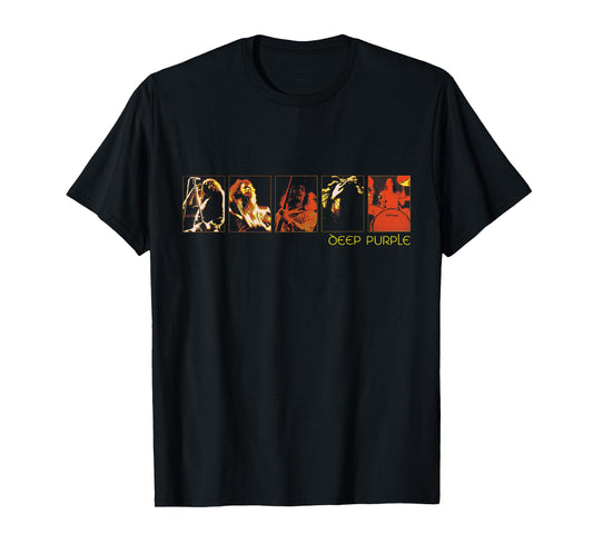 Deep Purple Collage Portraits T-Shirt