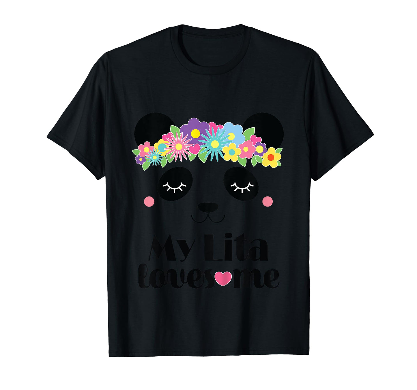My Lita Loves Me Granddaughter Panda T-Shirt