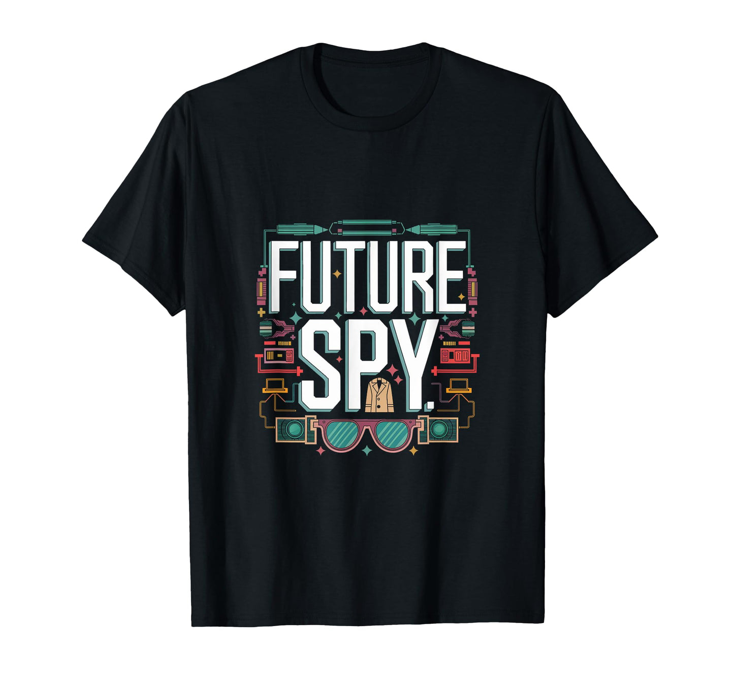 Future Spy Toddler Kids School Sarcastic Joke Gag Women Men T-Shirt