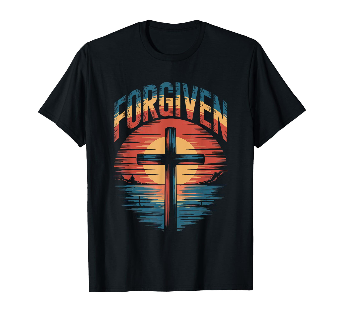 Forgiven Christian Faith Statement T Shirt Gift T-Shirt