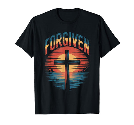 Forgiven Christian Faith Statement T Shirt Gift T-Shirt