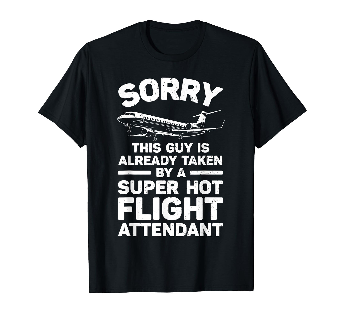 Flight Attendant Art For Men Stewardess Flight Attendant T-Shirt