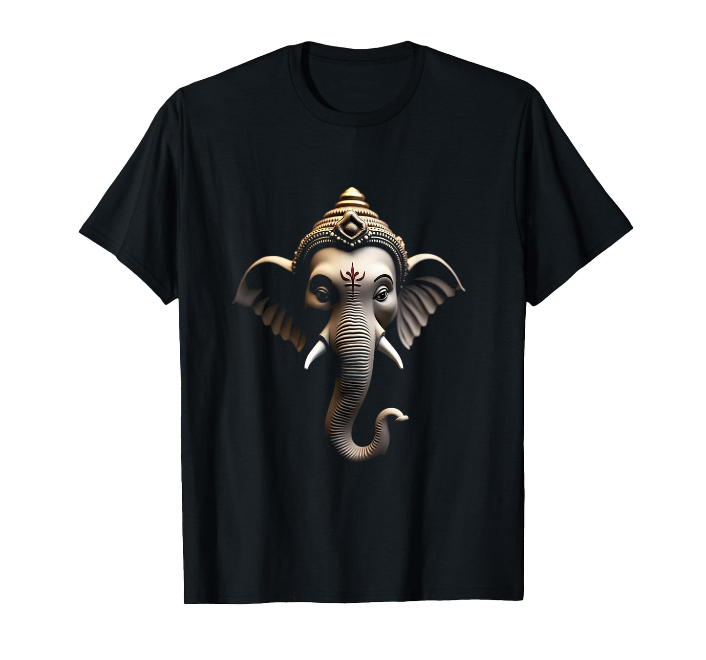 Ganesha Head Hindu God Art T-Shirt