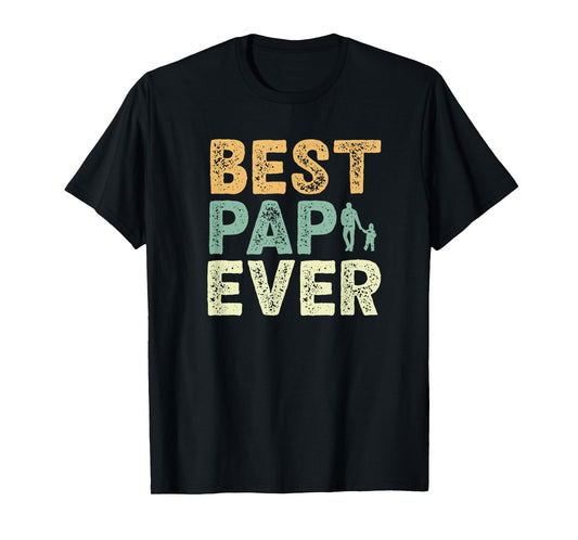 Vintage Classic Best Pap Ever Granddaughter grandkids T-Shirt