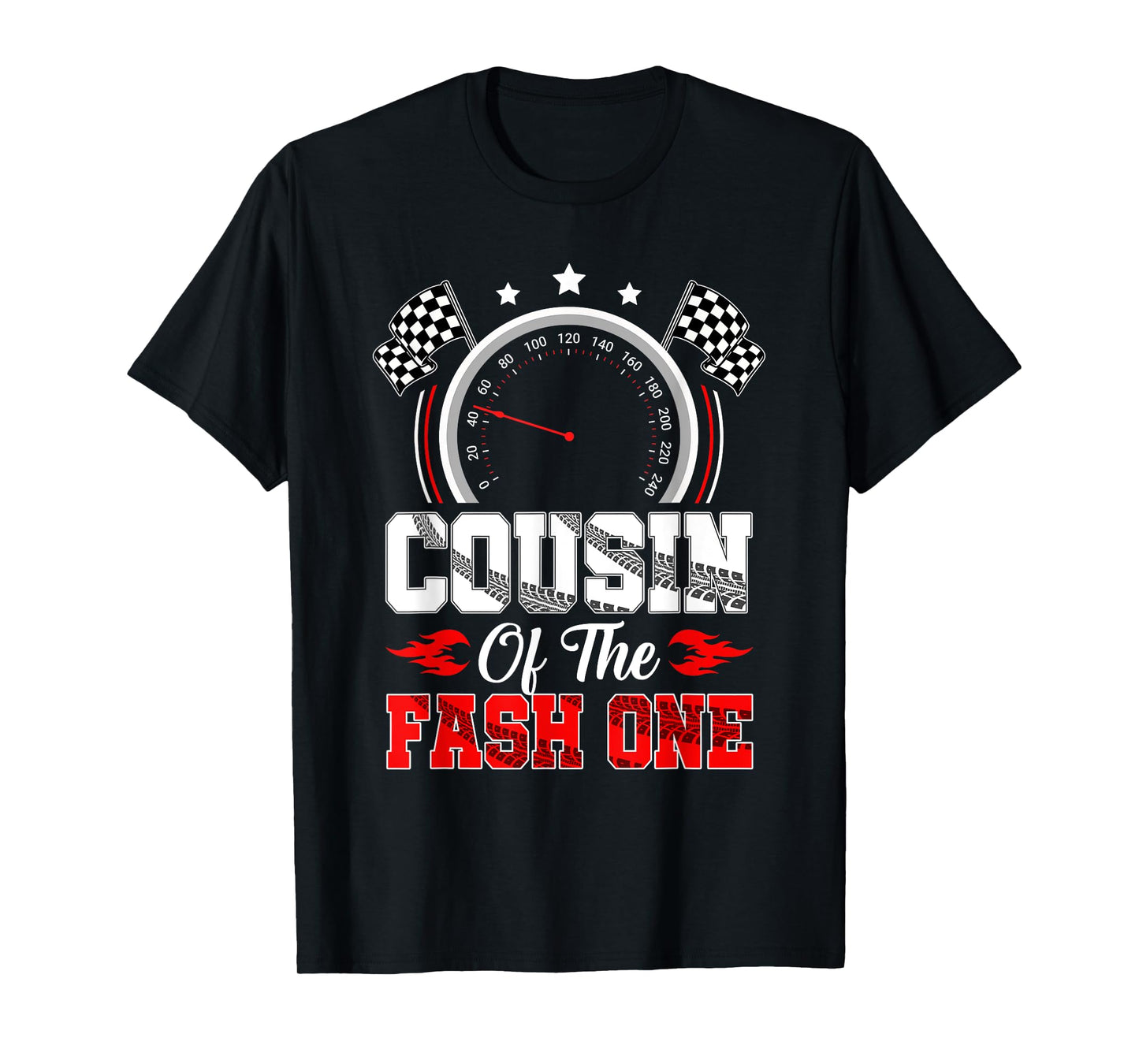 Cousin Of The Fast One 1St Birthday Racing Car Family T-Shirt