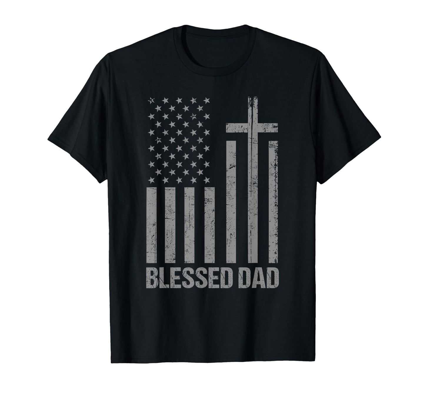 Christian Shirts For Men Fathers Day Tshirts For Blessed Dad T-Shirt