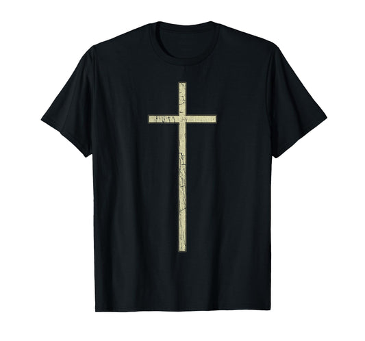Vintage Jesus Christ Cross Faith Christian Religious Servant T-Shirt