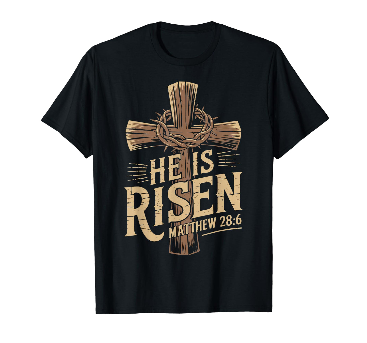 He is Risen Christian Boy Girl God Sister Godbrother Toddler T-Shirt