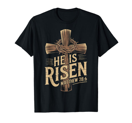 He is Risen Christian Boy Girl God Sister Godbrother Toddler T-Shirt