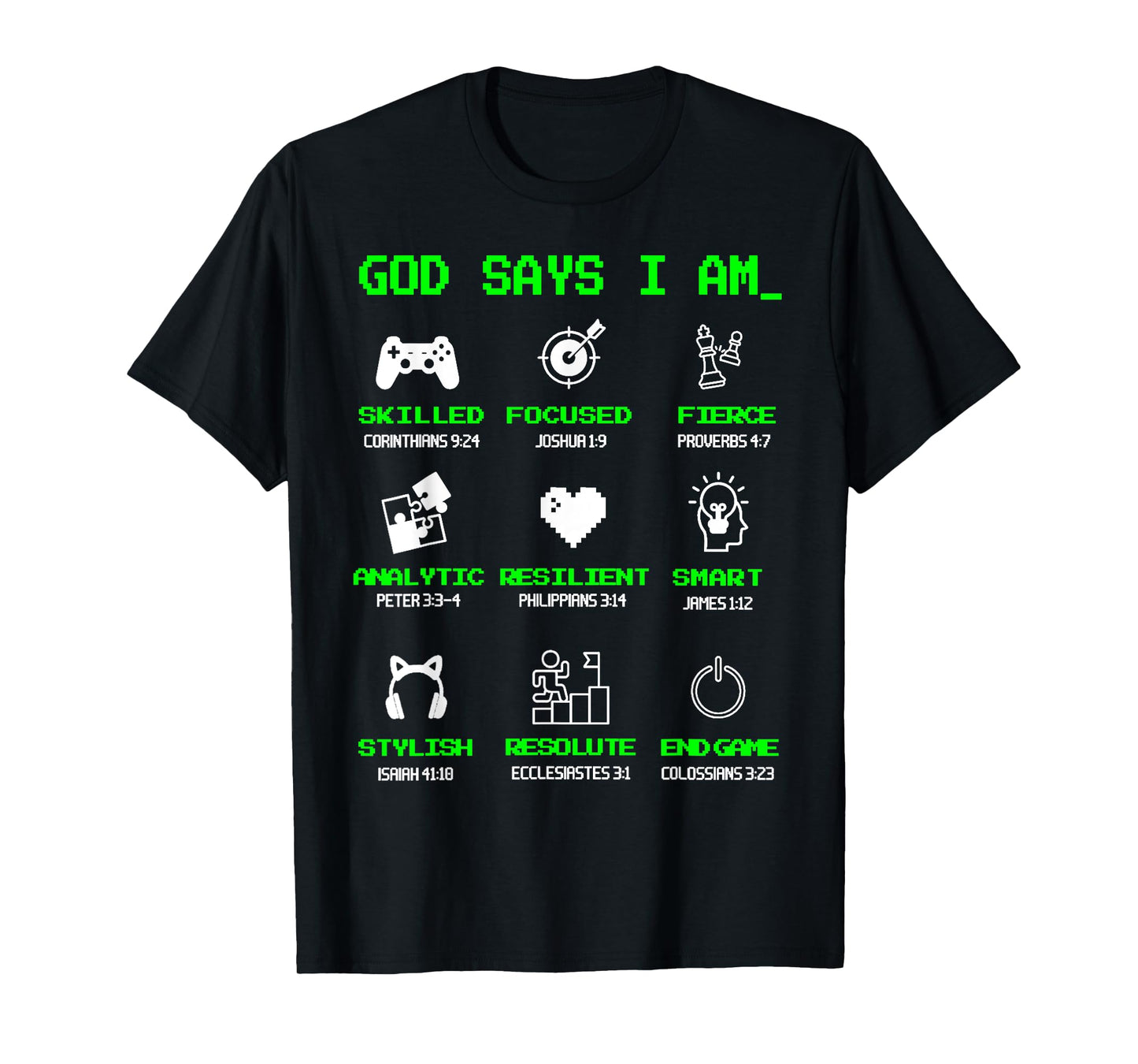 GOD SAYS I AM GAMING | GAMER FUNNY VIDEOGAME T-Shirt