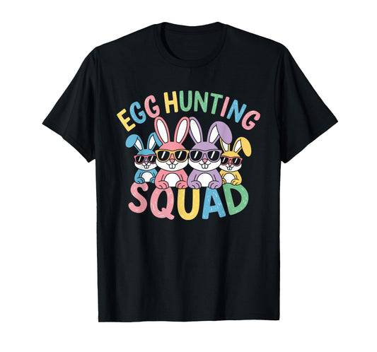 Happy Easter Bunny Egg Hunting Squad Crew Family Boy Girl T-Shirt