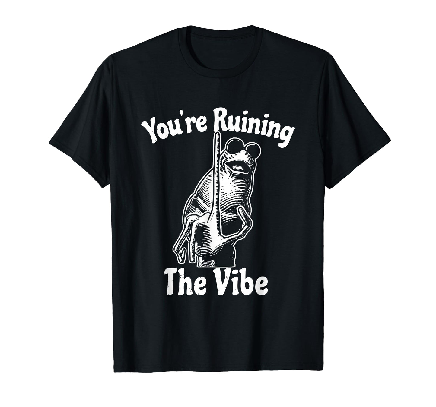 You're Ruining The Vibe Funny Marcus The Worm Meme Womens T-Shirt