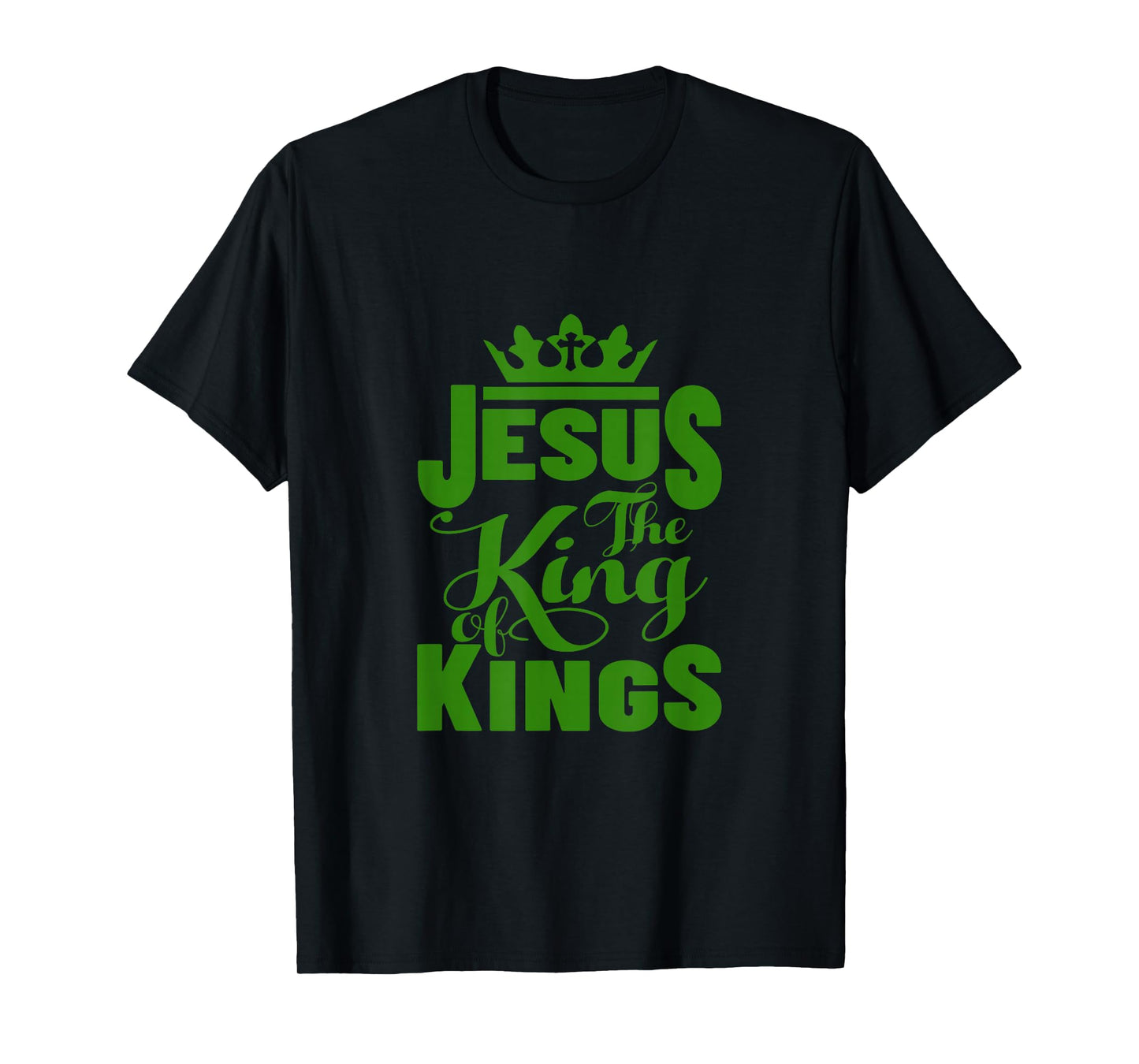 Jesus is My King – Bold Faith and Strength Design T-Shirt