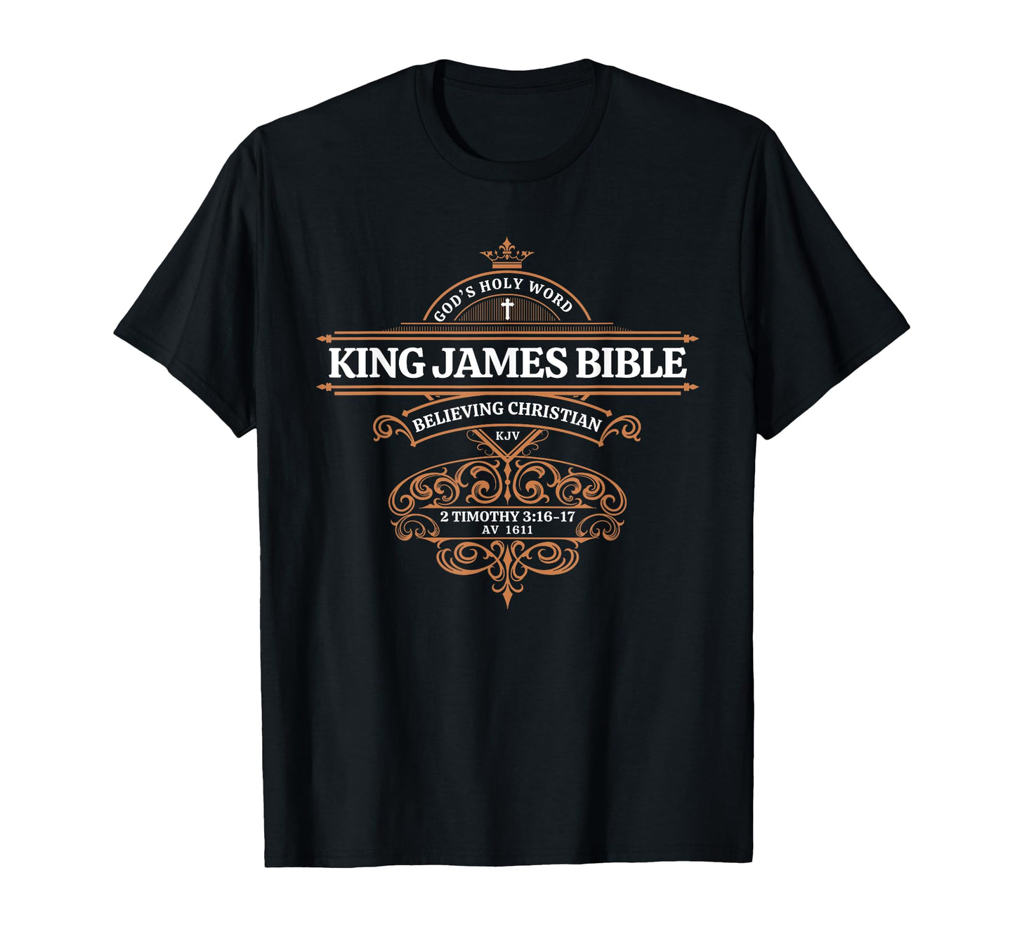King James Bible 1611 Version God's Holy Word KJV Christian T-Shirt