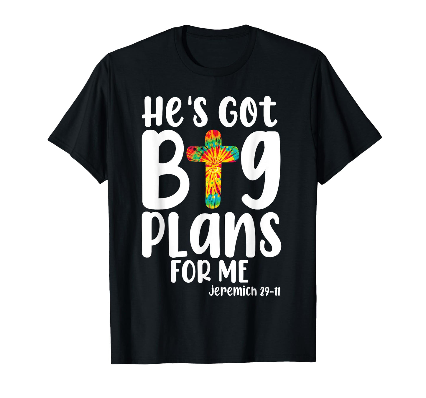 He's Got Big-Plans For Me Christian Bible Verse Kids Boys T-Shirt