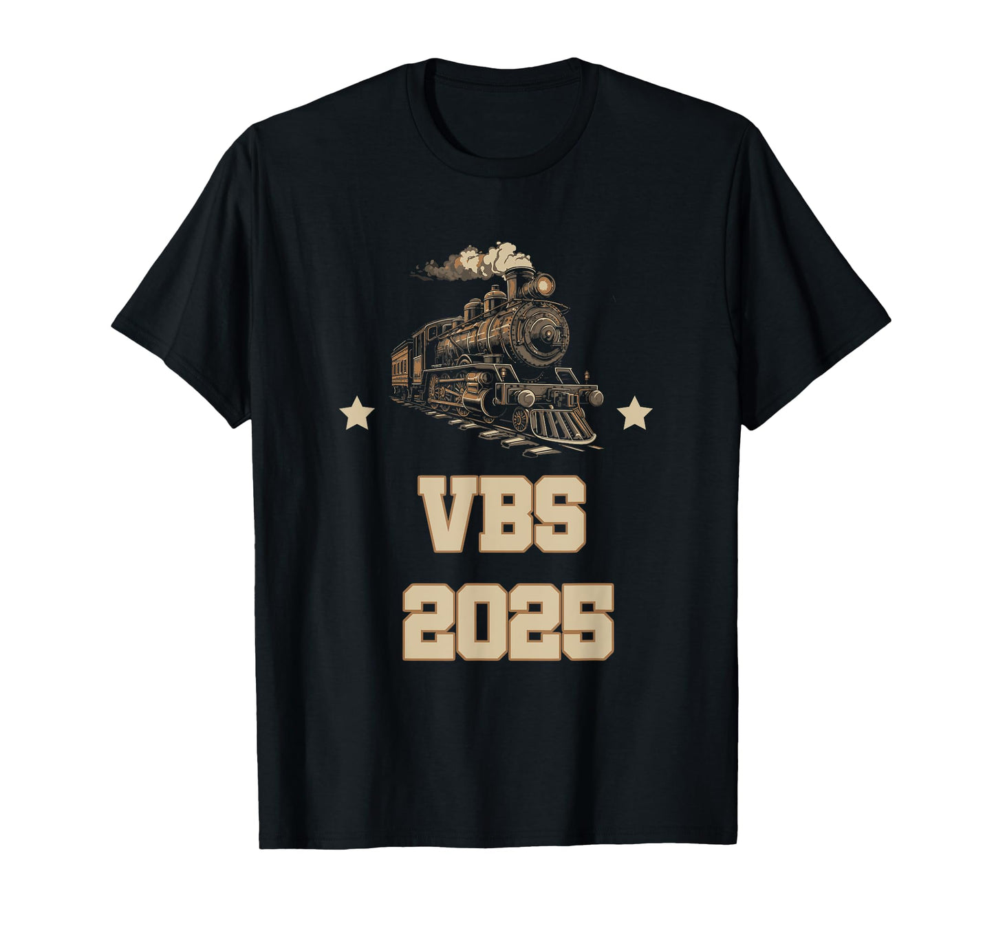 Trains at VBS 2025 Vacation Bible School Railroad VBS Team T-Shirt