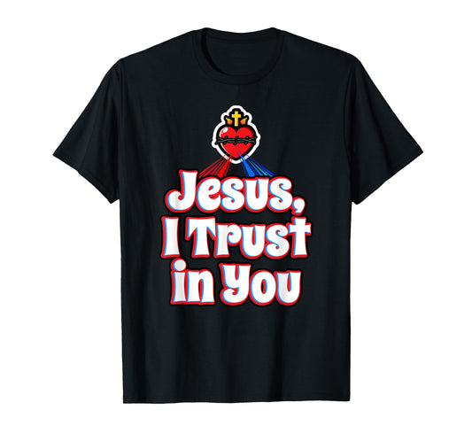 Divine Mercy for Kids Jesus I Trust in You Sacred Heart Cute T-Shirt