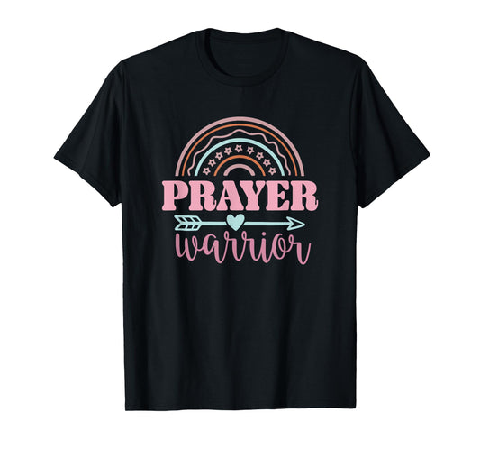 Prayer Warrior Christian Faith Jesus Cross Bible Shirt T-Shirt