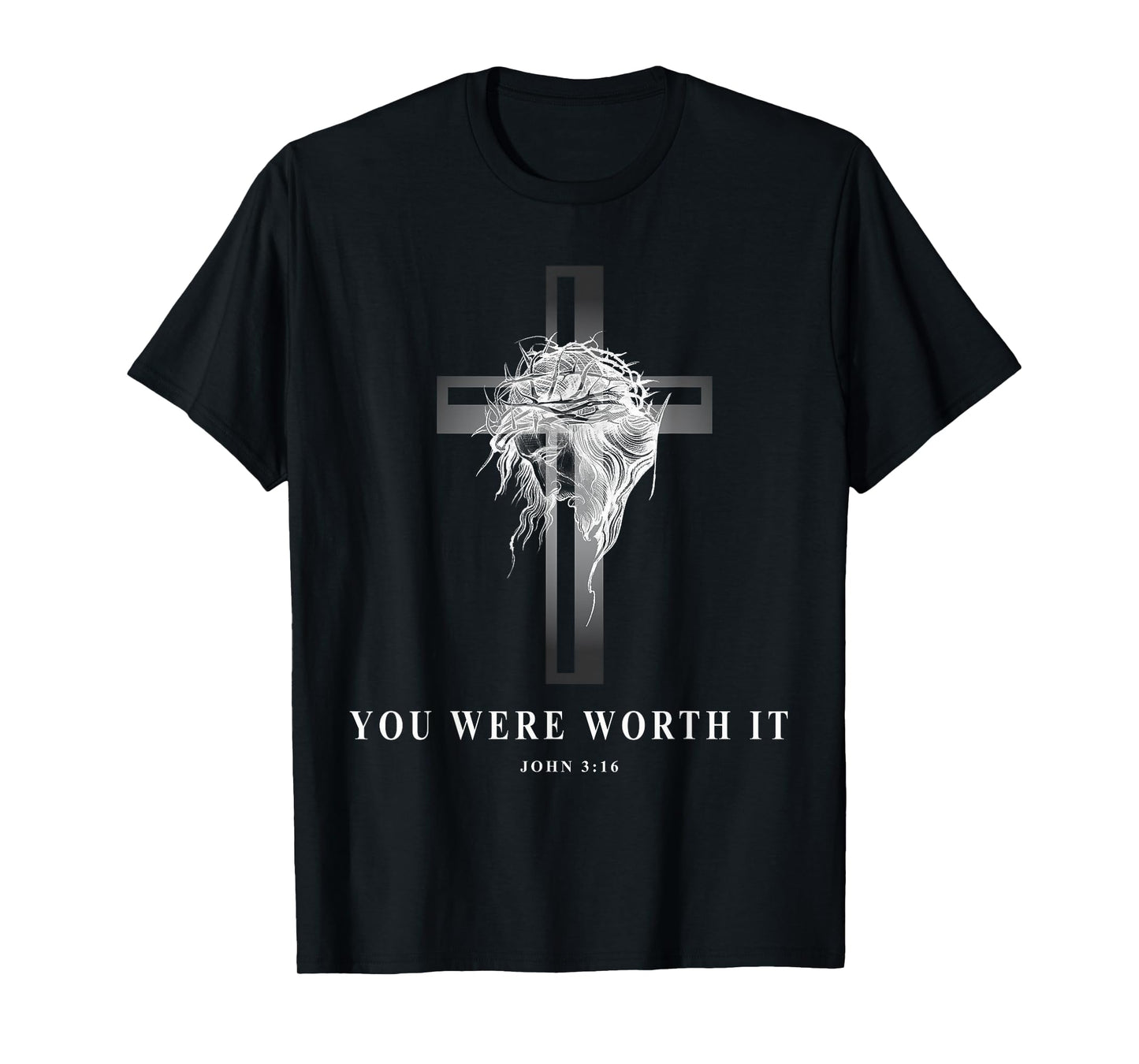 John 3:16 You Were Worth It Christian T-Shirt