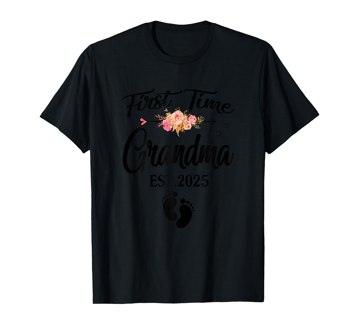 First Time Grandma 2025 Mothers Day Promoted To Grandma 2025 T-Shirt