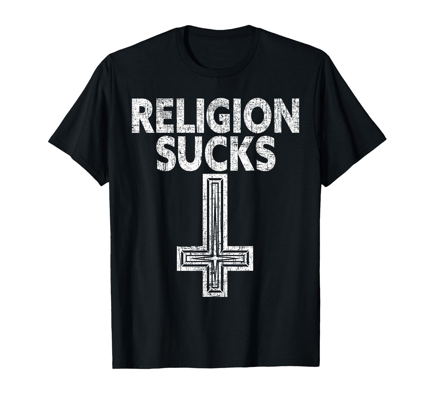 Religion Sucks Anti-Religion Agnostic Blackcraft Atheist T-Shirt