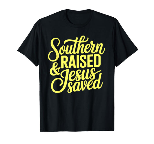 Southern Girl Jesus Saved Christian Faith God Bible T-Shirt