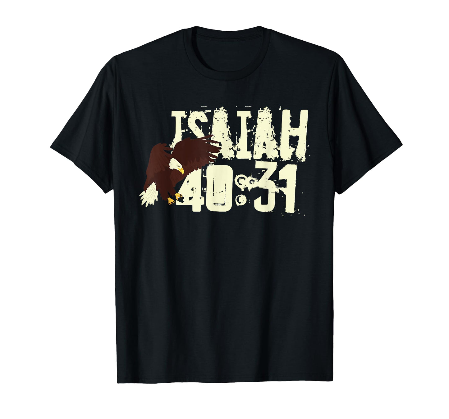 Eagle - Christian Faith Bible Verse - Isaiah 40:31 Soaring T-Shirt