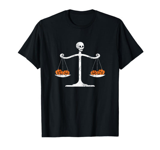 Skeleton Lawyer Halloween Sarcastic Law Student Halloween T-Shirt