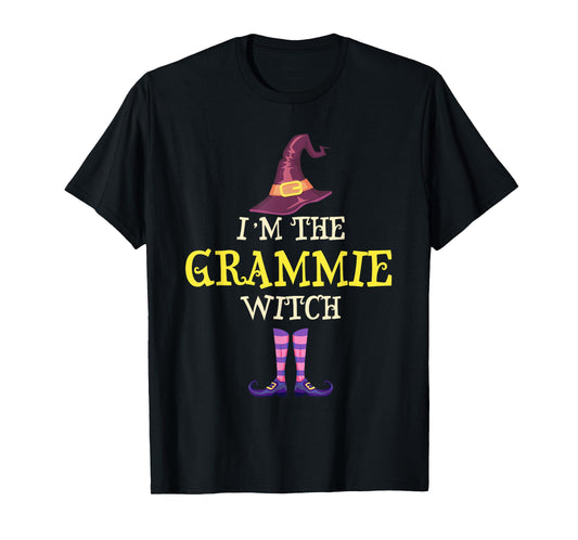 I'm The Grammie Witch Costume Halloween Funny Witchy T-Shirt