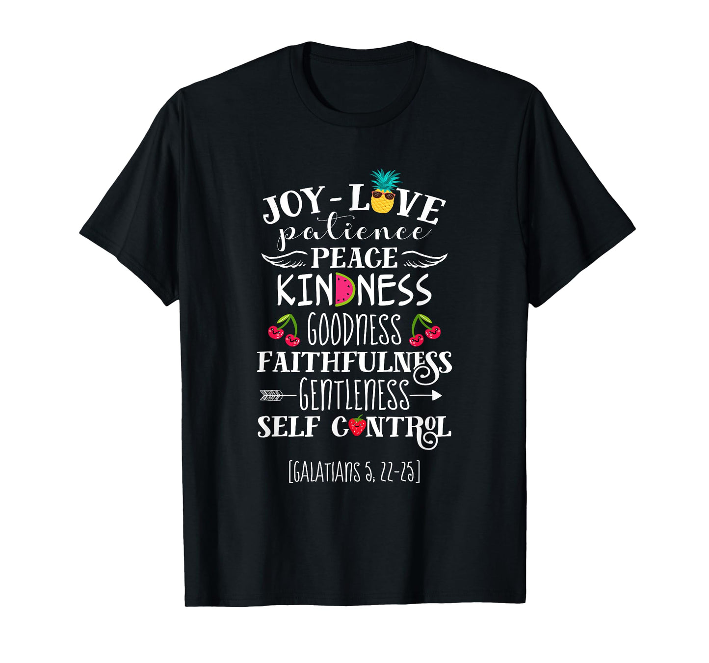 Fruit Of The Spirit Shirt Galatians 5:22-23 Bible Christian T-Shirt