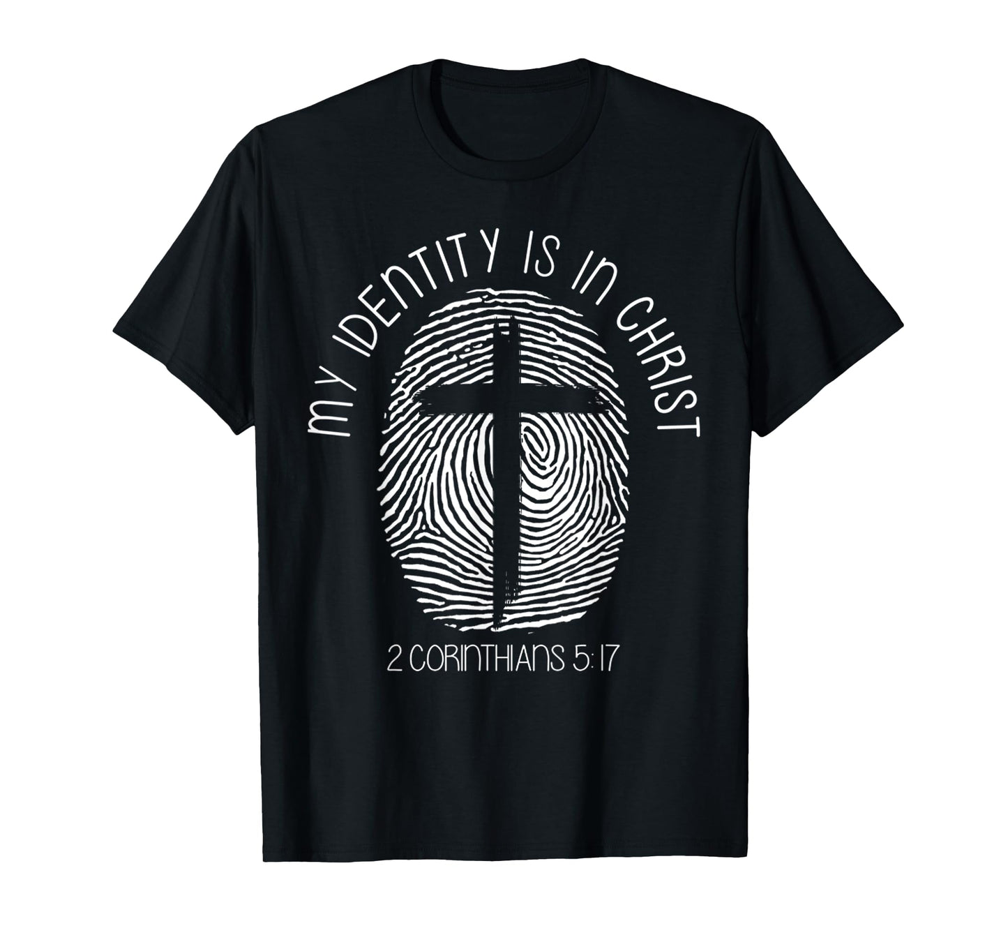 Vintage My Identity Is In Jesus Christ DNA Cross Christians T-Shirt