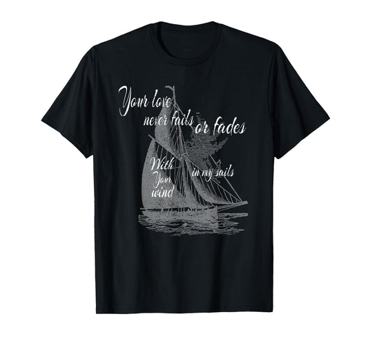 Build A Boat Christian Worship Vintage Sail boat T-Shirt
