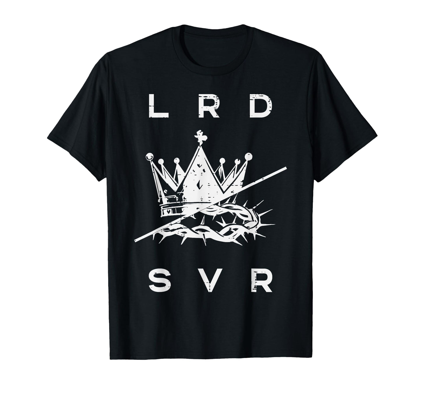Christian Lrd Svr Crown Jesus Lord Savior Women Men Kids T-Shirt