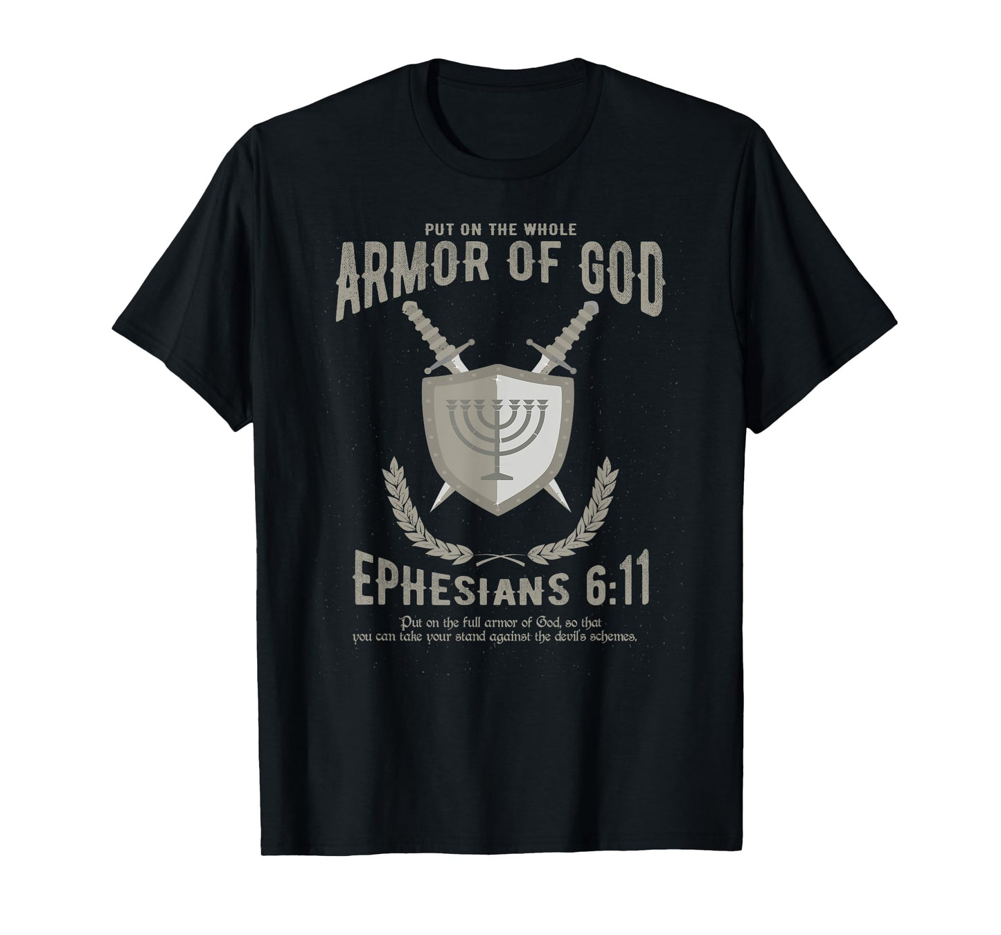 Christian Shirt - Put On The Whole Armor Of God - Men Women T-Shirt