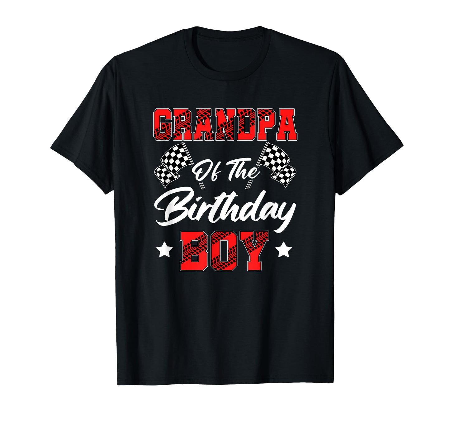Race Car Grandpa Of The Birthday Boy Racing Family Pit Crew T-Shirt