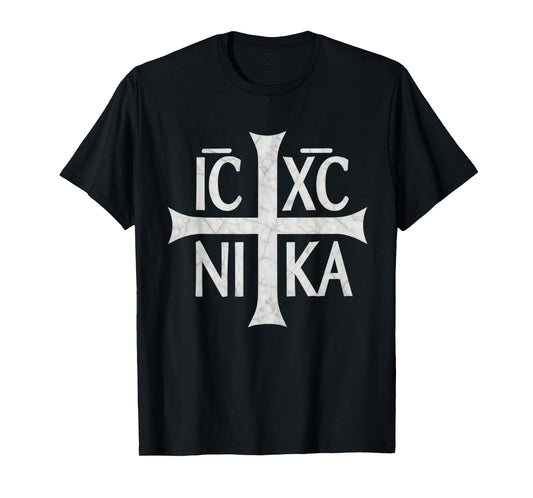 IC XC NIKA Cross Christogram | Orthodox | Catholic T-Shirt