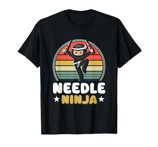 Funny Phlebotomist Quote Needle Ninja Phlebotomy Saying T-Shirt