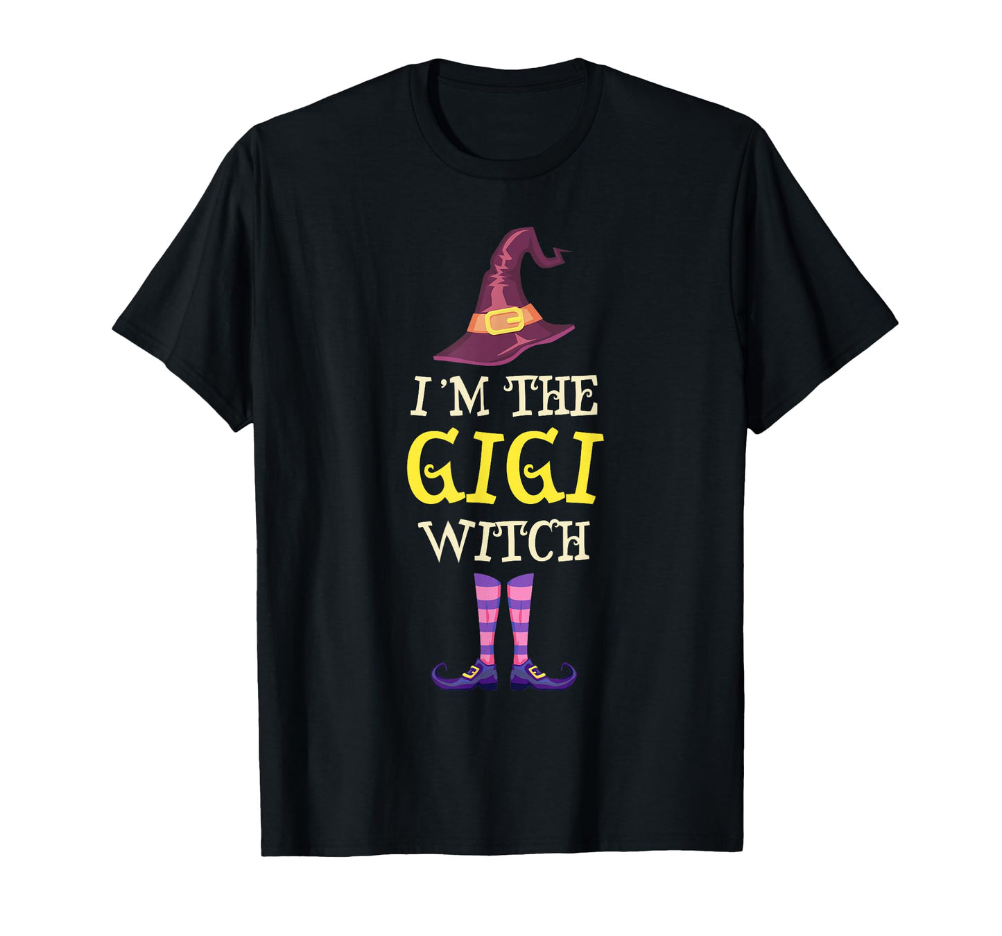 I'm The Gigi Witch Costume Halloween Funny Witchy T-Shirt