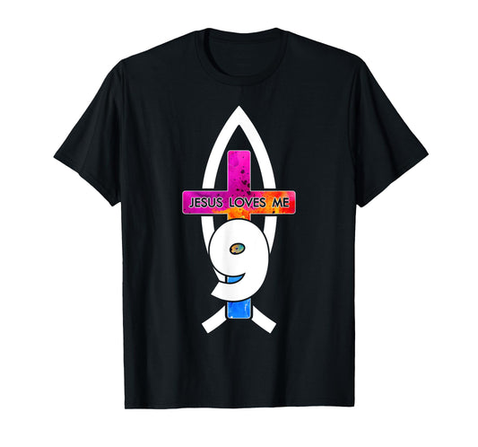 Jesus Loves ME 9 Religious 9 Years Jesus 9TH Birthday T-Shirt