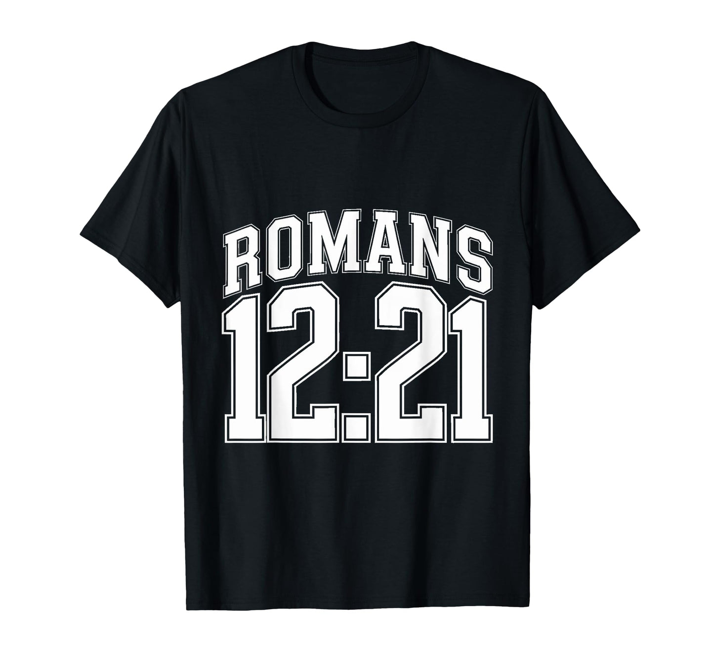 Romans 12:21 Sports Jersey Christian Motivation Apparel T-Shirt