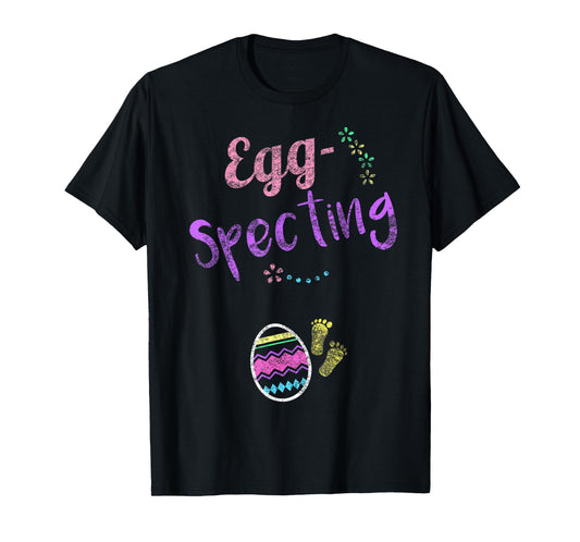 Cute Eggspecting Shirt Easter Pregnancy Announcement Shirt T-Shirt