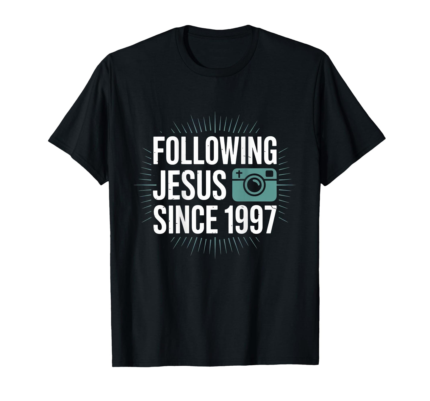 Following Jesus Since 1997 Faithful Journey T-Shirt