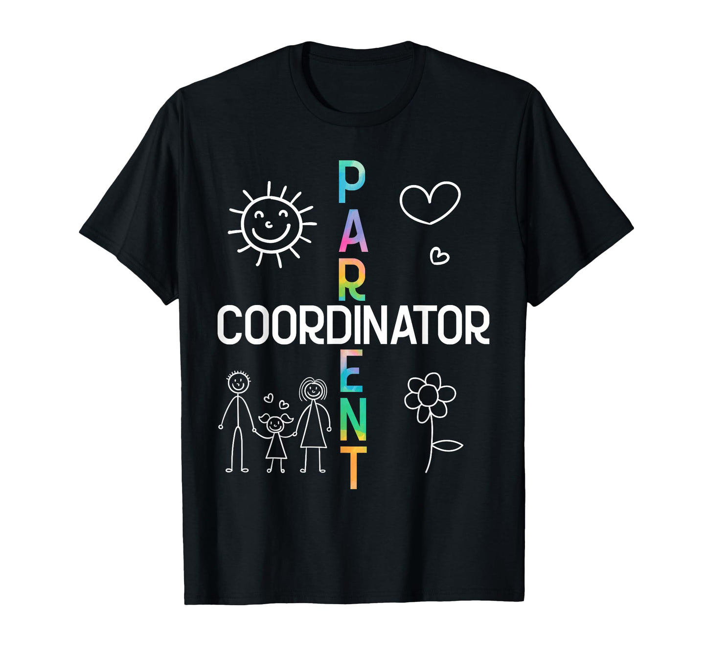 Parent Coordinator Tie Dye Back To School Appreciation T-Shirt