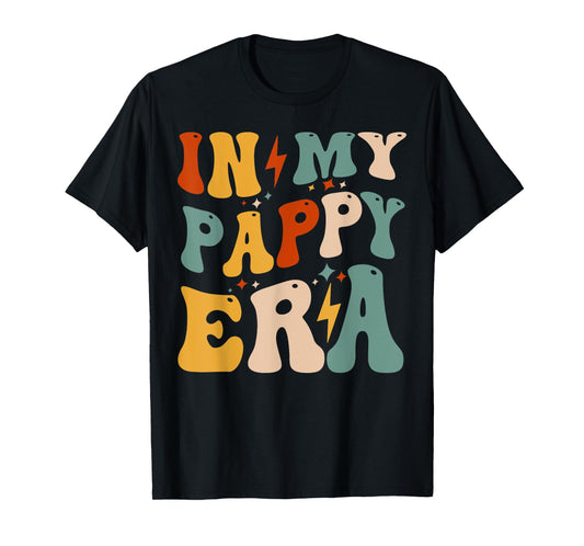 Retro Groovy In My Pappy Era Funny Father's Day For Mens T-Shirt