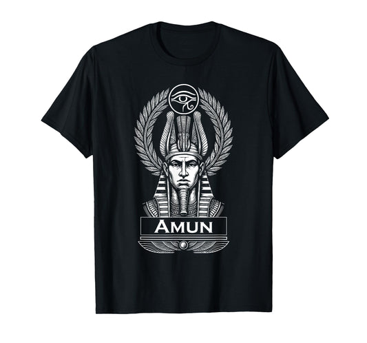 Amun Egyptian Mythology Horus Eye God Ancient Egypt T-Shirt