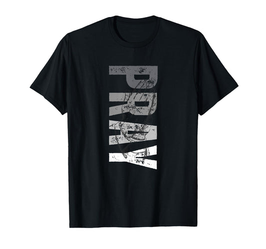 Minimalist Monochrome Pray Christian Distressed Typography T-Shirt