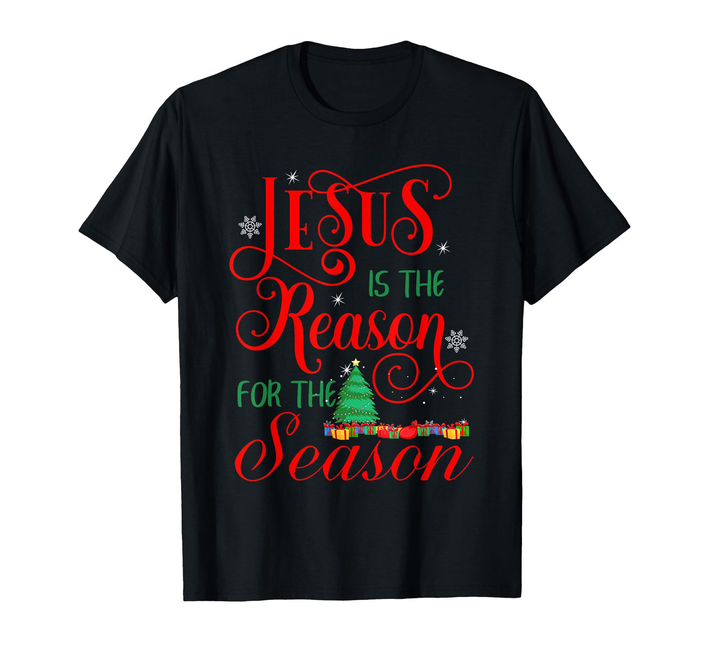 Jesus Is The Reason For The Season Christian Christmas T-Shirt
