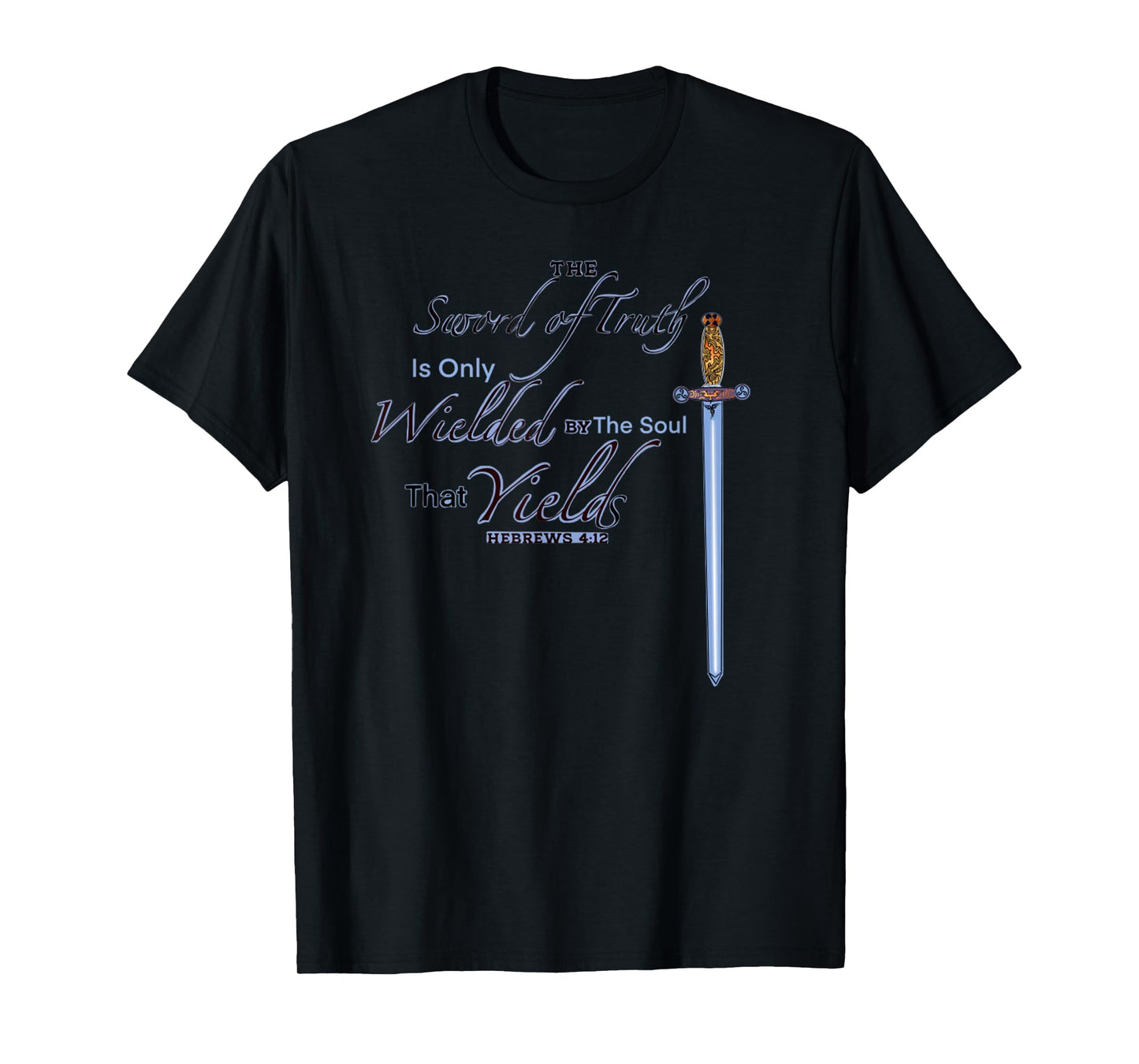 Vintage Sword Of Truth Faith Bible Quotes Jesus T-Shirt