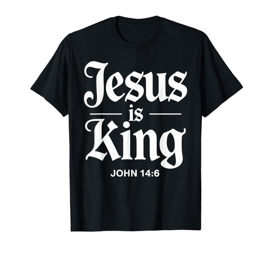 Jesus is King Christian Men T-Shirt