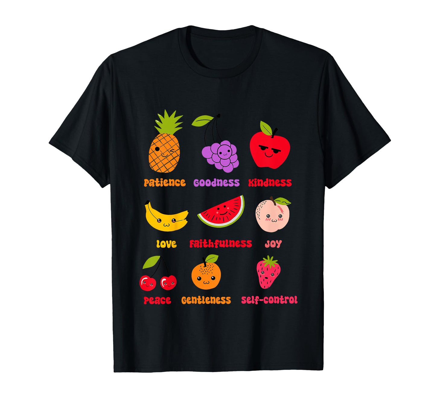 Christian Faith Religious Baby Fruits Fruit Of The Spirit T-Shirt
